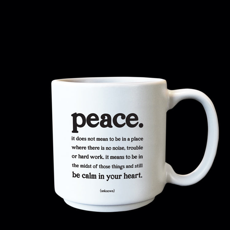 Peace mini mug