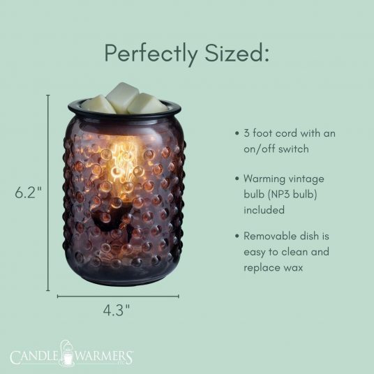 Smokey Hobnail Vintage Bulb Illumination Fragrance Warmer Candle Warmer