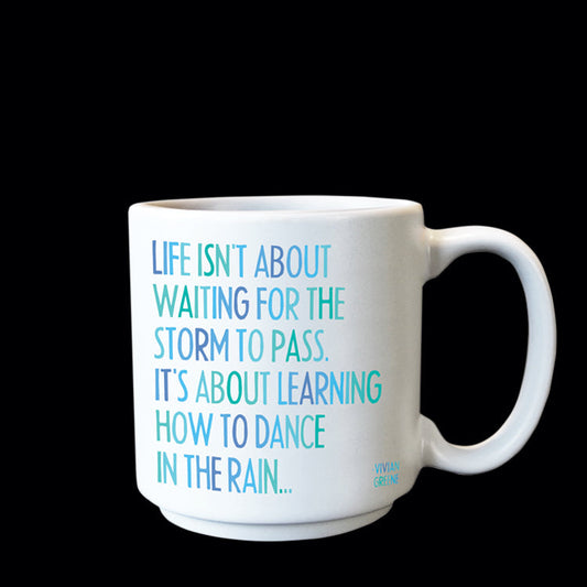 Dance in the rain mini mug