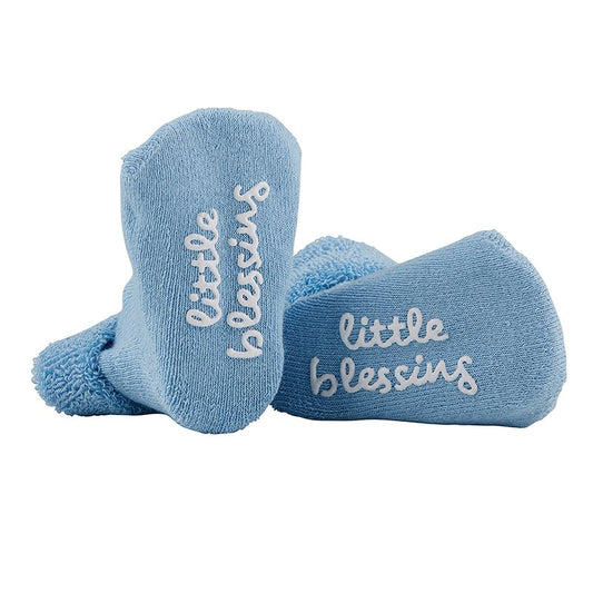 Little Blessings Blue Baby Socks