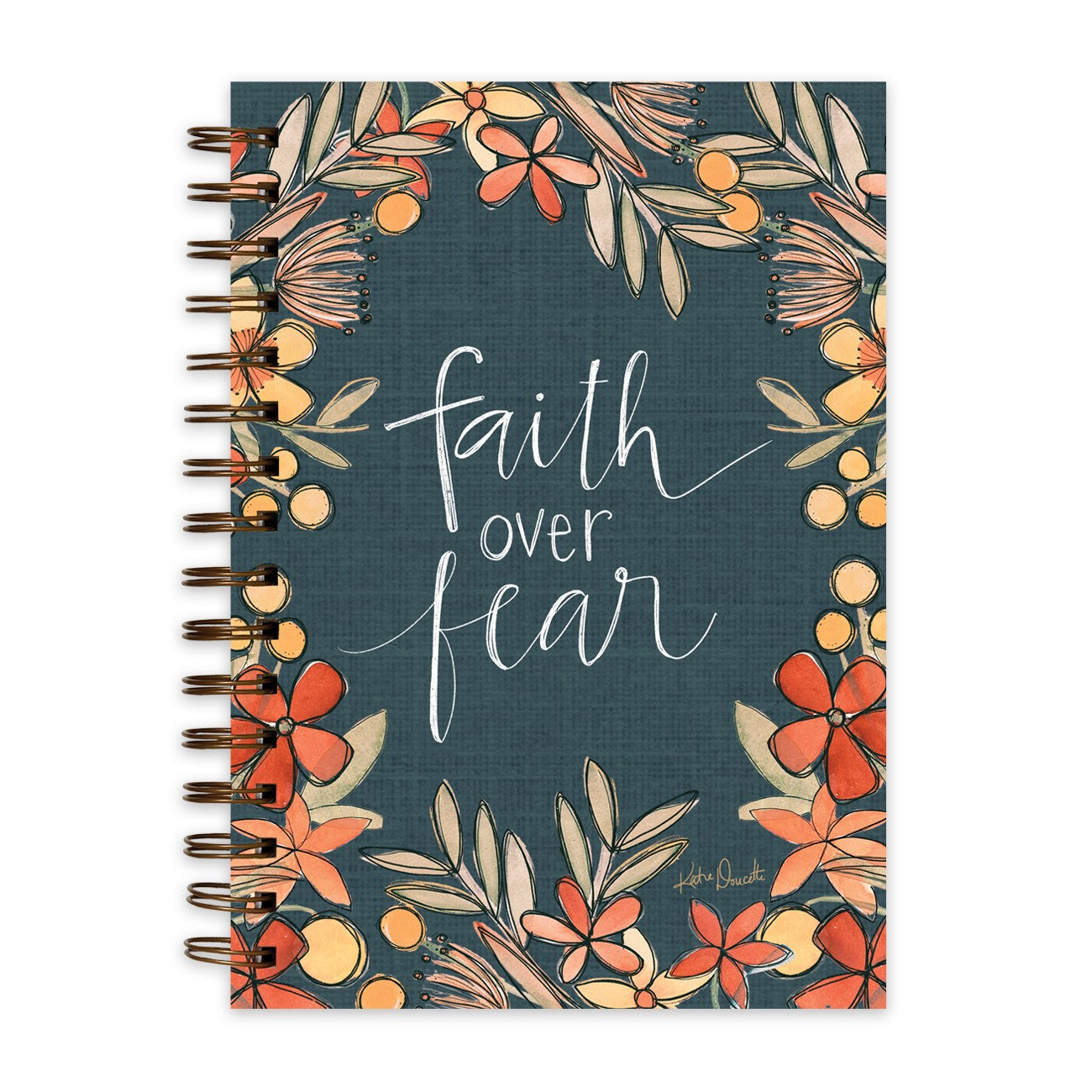 Faith Over Fear Wire Bound Journal
