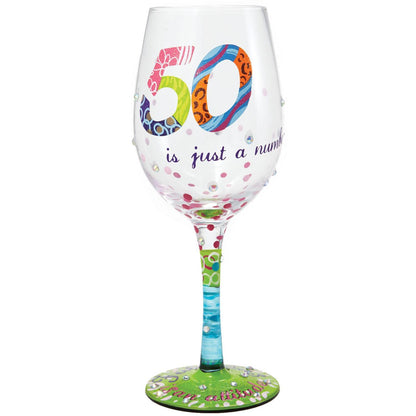 50 Is Just a Number Lolita Wine Glass