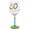 50 Is Just a Number Lolita Wine Glass