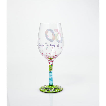 50 Is Just a Number Lolita Wine Glass