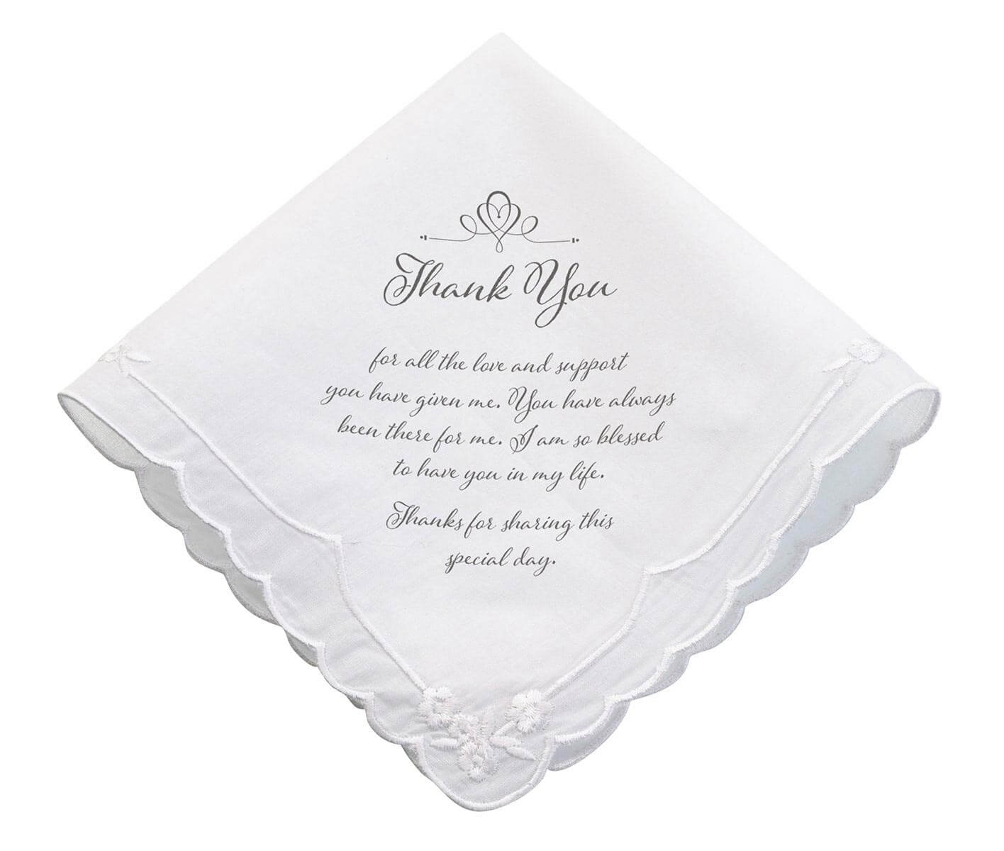 Thank You Women's Keepsake Hankie