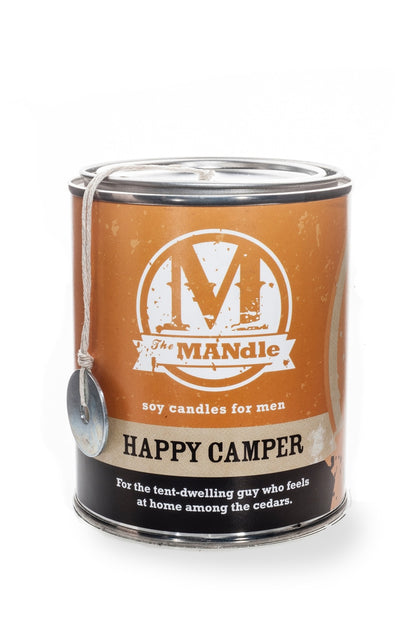The MANdle Happy Camper Candle