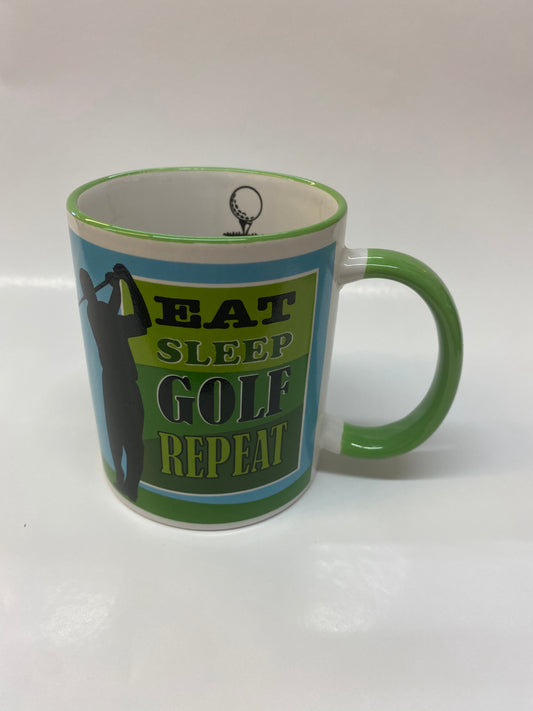 Eat, Sleep, Golf, Repeat Mug