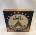 Live Simply Camp Often Box Sign