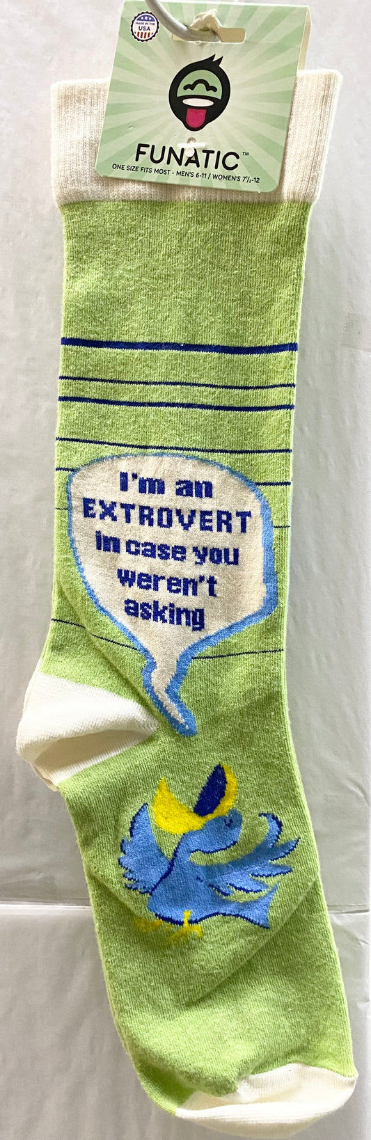 I'm an Extrovert in Case You Weren't Asking Socks