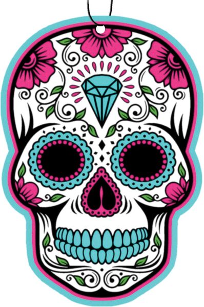 Sugar Skull Air Freshener