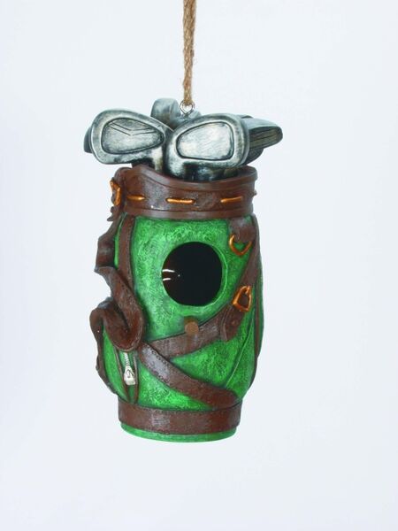 Golf Bag Birdhouse