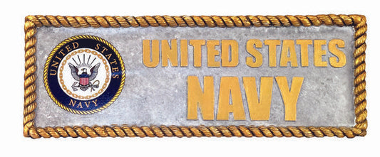 Navy Desk Sign