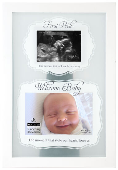 First Peek Welcome Baby..Frame