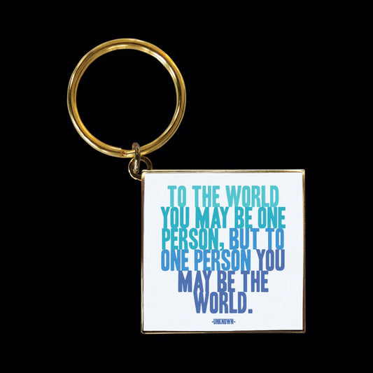 To the world keychain