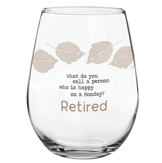 What Do You Call a Person..Stemless Wine Glass