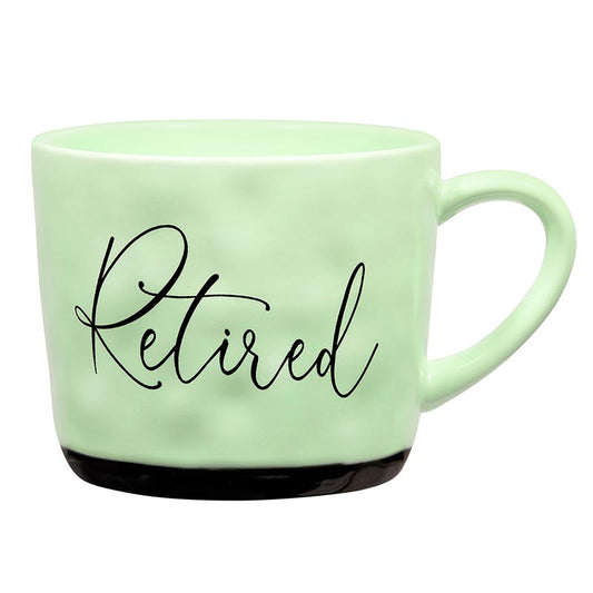 Retired Floral Green Mug