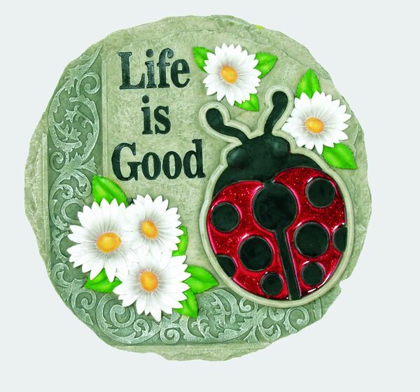 Life is Good Ladybug Stepping Stone
