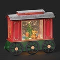 Roman LED Swirl Train Car Bear and Christmas Tree