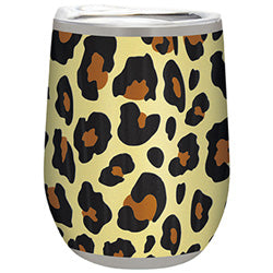 Leopard Print Stemless Wine Tumbler