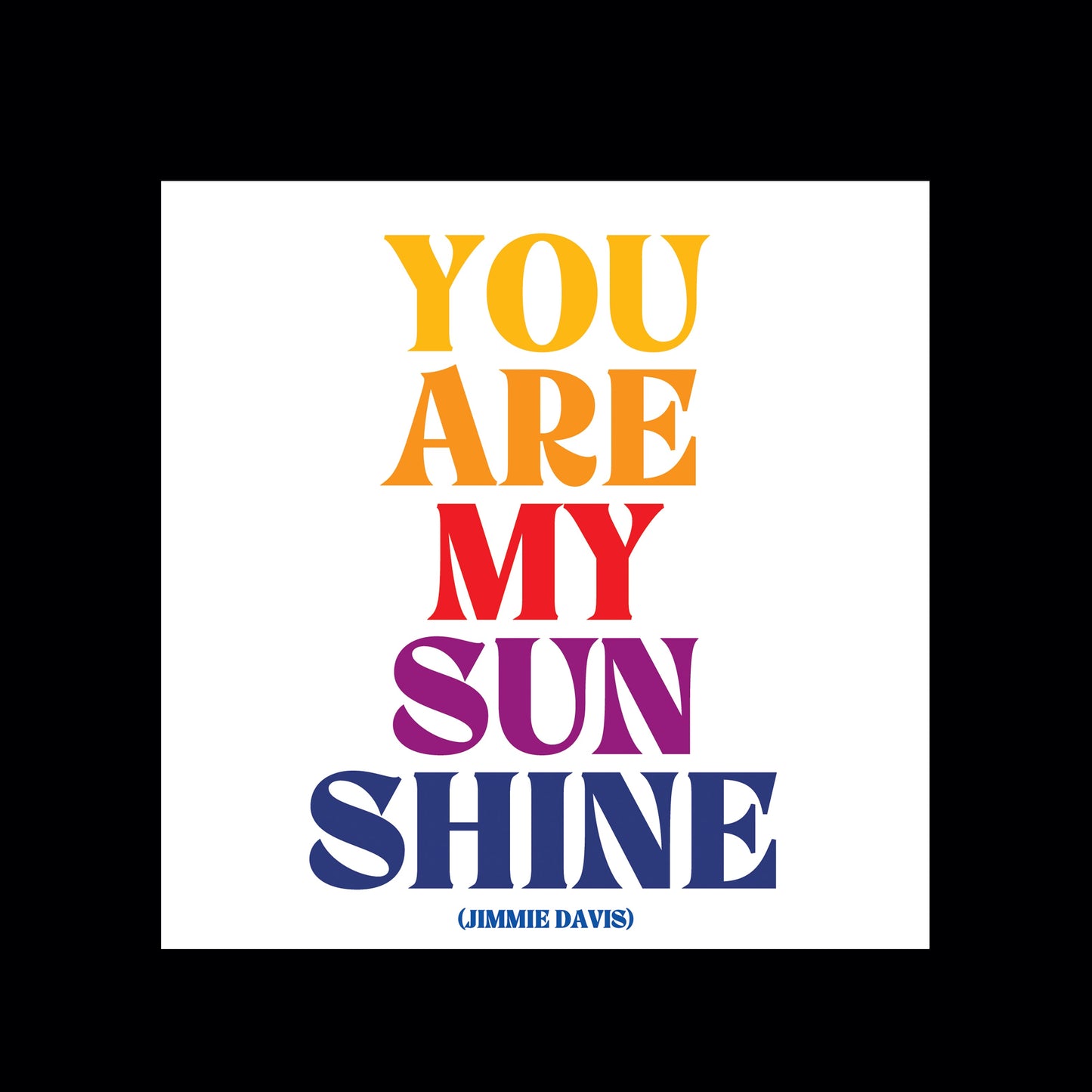 You are my sunshine magnet