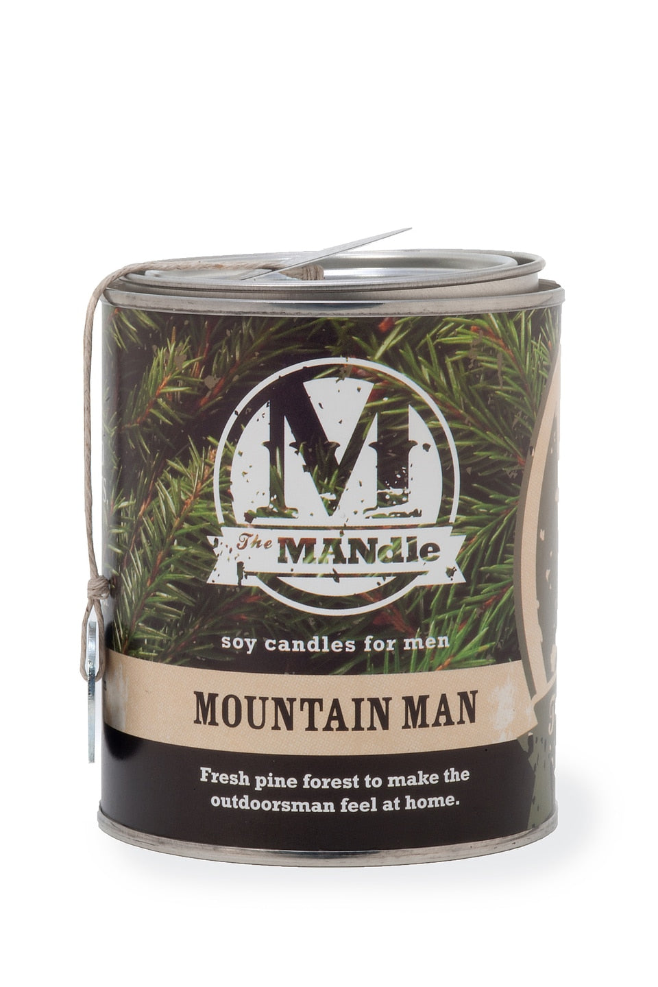The MANdle Mountain Man Candle