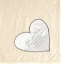 Love You Mom Royal Plush Blanket Cream
