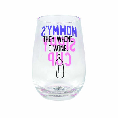 Mommy's Sippy Cup Stemless Wine Glass