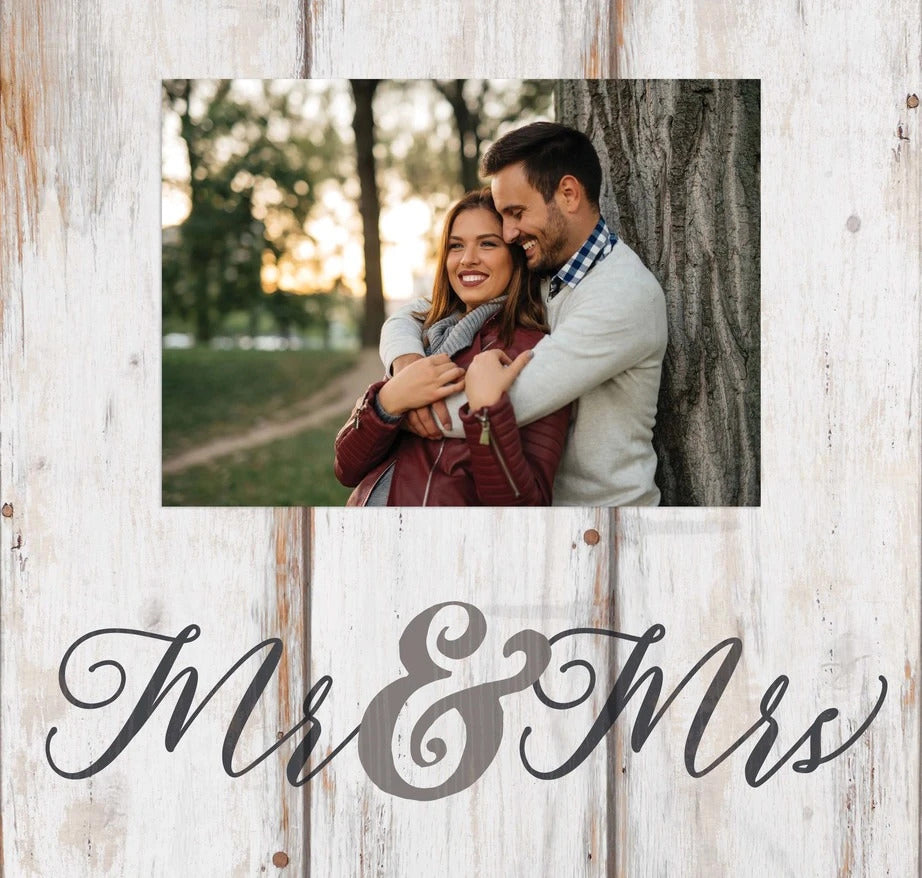 Mr. And Mrs. Photo Frame