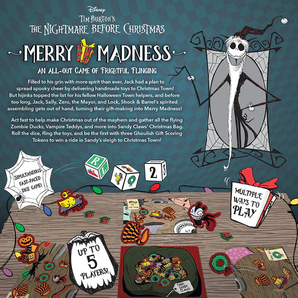 Merry Madness Nightmare Before Christmas Game