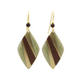 Silver Forest Diamond Abstract Earrings