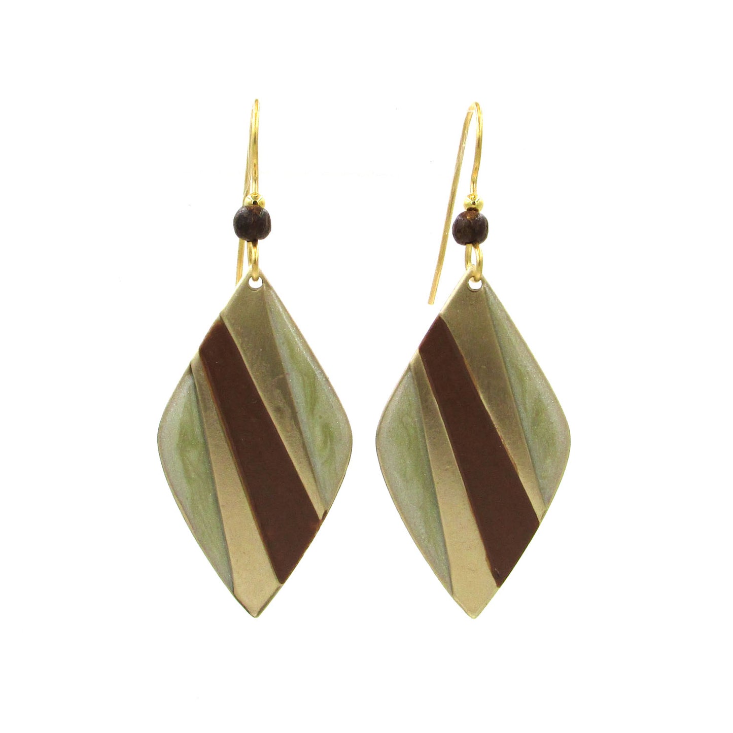 Silver Forest Diamond Abstract Earrings