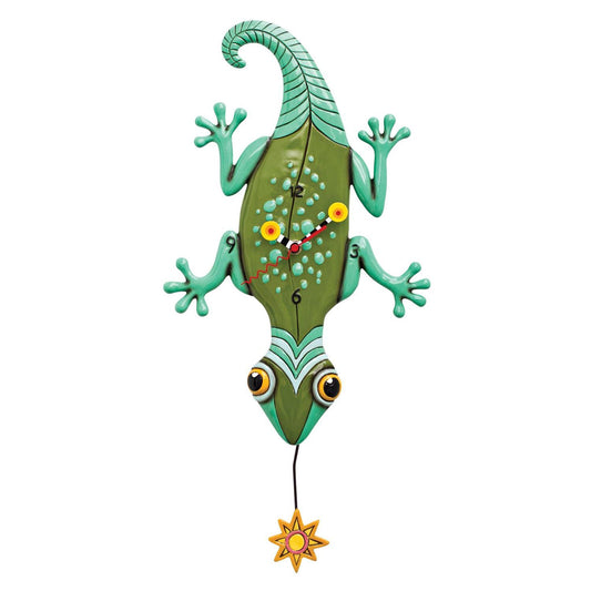 Sun Lizard Wall Clock Enesco