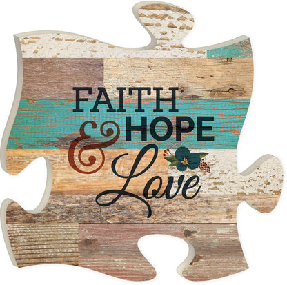 Faith, Hope, Love Puzzle Piece