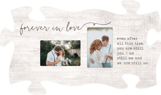 Forever In Love Even After All This Time..Puzzle Piece Photo Frame