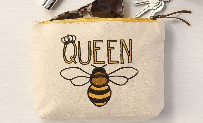 Queen Bee Make-Up Bag