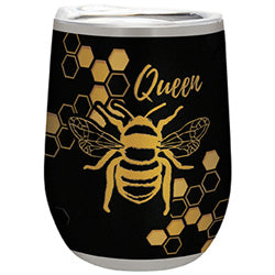 Queen Bee 12oz Stemless Wine Tumbler