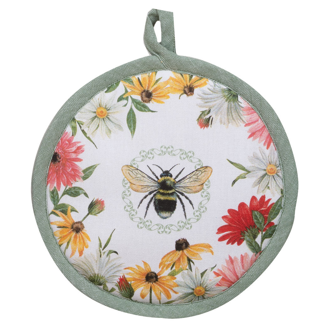 Floral Buzz Potholder