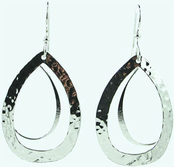 Spirit by Silver Forest Modern Teardrop Duet Earrings