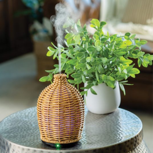 Wicker Vase Ultra Sonic Oil Diffuser