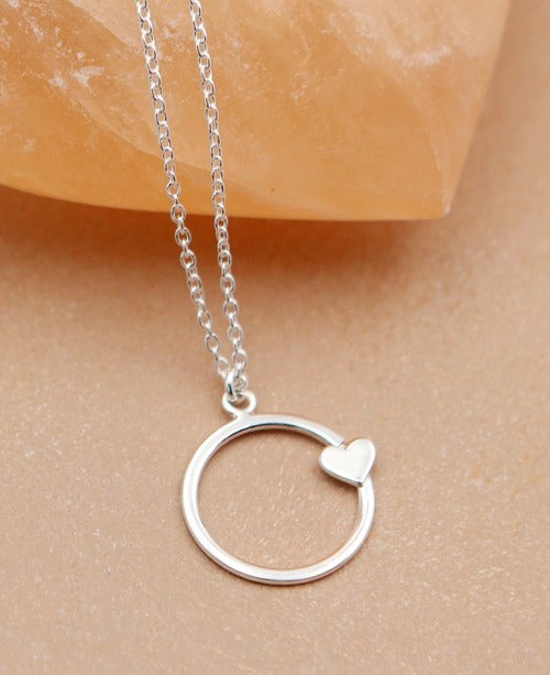 Little Loves Sterling Silver Necklace for Mom, 1 Heart