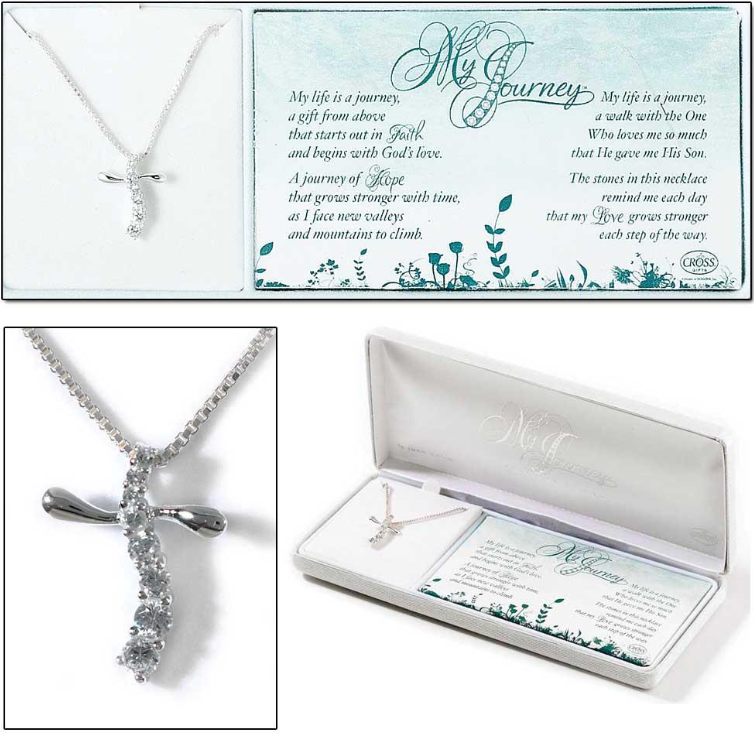 My Journey Cross Necklace