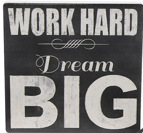 Thirstystone Work Hard Dream Big Coaster