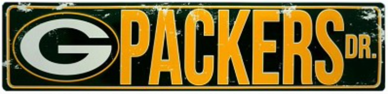 Green Bay Packers Street Sign