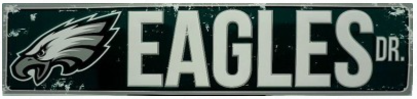 Philadelphia Eagles Street Sign