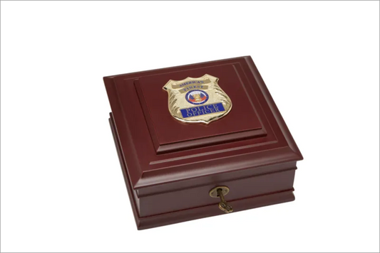 Police Department Medallion Desktop Box