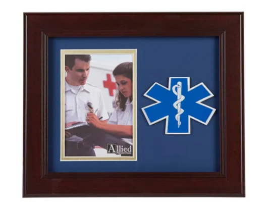 EMS Medallion 4-Inch by 6-Inch Portrait Picture Frame