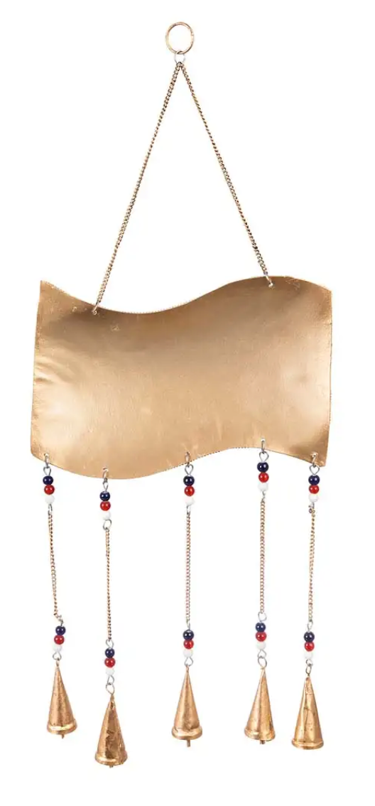 American Flag Beaded Wind Chime