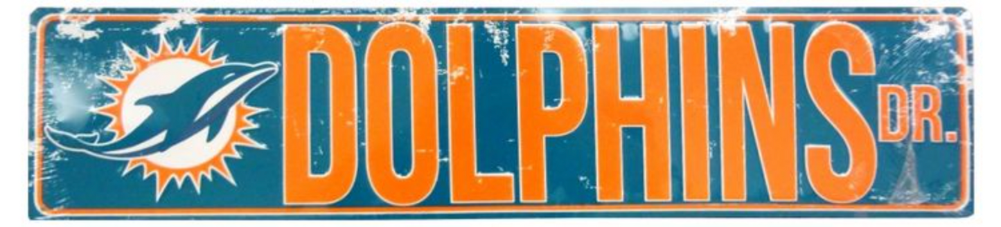 Miami Dolphins Dr Street Sign