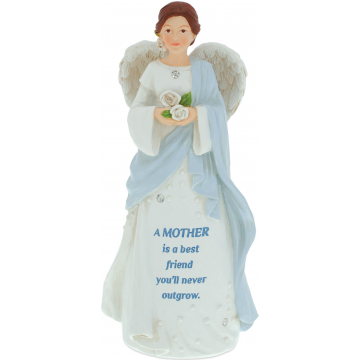 A Mother is a best friend you'll never outgrow - Angel Figurine