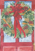 Red Door Wreath Sachet